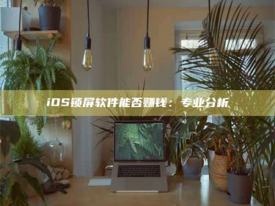 iOS锁屏软件能否赚钱：专业分析